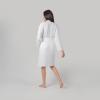 imageComfy Cubs 100 Cotton Muslin Bathrobe  4Layer Absorbent Robe with Pockets ampamp Belt for Bath Spa or LoungingWhite