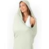 imageComfy Cubs Adult Hooded Towel and Wearable Blanket  Large 58 x 58 Soft Absorbent and Stylish DualFunction Muslin Towel Hoodie for Bath Relaxation and Everyday Use  WhiteSage