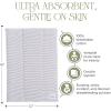 imageComfy Cubs Baby Burp Cloths Set Pack of 6  Large 6Layer Ultra Absorbent 100 Cotton for Infant SpitUp Drool and Messes  Soft Gentle Thoughtful New Born Baby Gifts Multi BoyGrey Pattern