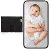 imageComfy Cubs Baby Changing Pad Compact Size  Waterproof Diaper Changing Mat with Cushioned Pillow  Soft ampamp Lightweight Foldable Design for Travel  Stylish Design for Boys and Girls  Solid GreySolid Black