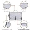 imageComfy Cubs Baby Changing Pad Compact Size  Waterproof Diaper Changing Mat with Cushioned Pillow  Soft ampamp Lightweight Foldable Design for Travel  Stylish Design for Boys and Girls  Solid GreyGrey Pattern