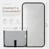 imageComfy Cubs Baby Changing Pad Compact Size  Waterproof Diaper Changing Mat with Cushioned Pillow  Soft ampamp Lightweight Foldable Design for Travel  Stylish Design for Boys and Girls  Solid GreySolid Grey