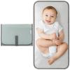 imageComfy Cubs Baby Changing Pad Compact Size  Waterproof Diaper Changing Mat with Cushioned Pillow  Soft ampamp Lightweight Foldable Design for Travel  Stylish Design for Boys and Girls  Solid GreyEarth Green