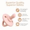 imageComfy Cubs Baby Pacifiers 4 Pack for 018 Months  Soft BreastLike Nipple Shape  CPSIA Compliant Silicone Pacifier for Newborns  Girl Pack Baby Essentials  Ideal Newborn Gift Set  BluePink