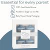 imageComfy Cubs Baby Pacifiers 4 Pack for 018 Months  Soft BreastLike Nipple Shape  CPSIA Compliant Silicone Pacifier for Newborns  Girl Pack Baby Essentials  Ideal Newborn Gift Set  BlueBlue