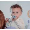 imageComfy Cubs Baby Pacifiers 4 Pack for 018 Months  Soft BreastLike Nipple Shape  CPSIA Compliant Silicone Pacifier for Newborns  Girl Pack Baby Essentials  Ideal Newborn Gift Set  BlueBlue