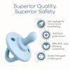 imageComfy Cubs Baby Pacifiers 4 Pack for 018 Months  Soft BreastLike Nipple Shape  CPSIA Compliant Silicone Pacifier for Newborns  Girl Pack Baby Essentials  Ideal Newborn Gift Set  BlueBlue