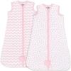 imageComfy Cubs Baby Sleep Sack 1824 Months XLarge  Soft 100 Cotton Wearable Blanket for Babies ampamp Toddlers  Breathable Sleeveless Sleep Bag for Baby with Covered Zipper  GreyPink