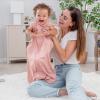 imageComfy Cubs Baby Sleep Sack 1824 Months XLarge  Soft 100 Cotton Wearable Blanket for Babies ampamp Toddlers  Breathable Sleeveless Sleep Bag for Baby with Covered Zipper  GreyBlush  Mauve
