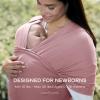 imageComfy Cubs Baby Wrap Carrier  Soft ampamp Secure Fit Cotton Blend Baby Carrier Newborn to Toddler  HandsFree ampamp Lightweight Infant Wrap  Adjustable One Size Fits All Toddler Sling  BlushMauve