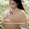 imageComfy Cubs Baby Wrap Carrier  Soft ampamp Secure Fit Cotton Blend Baby Carrier Newborn to Toddler  HandsFree ampamp Lightweight Infant Wrap  Adjustable One Size Fits All Toddler Sling  BlushCedar