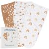 imageComfy Cubs Easy Swaddle Blanket 3 Pack  100 Cotton Newborn Wrap Small for 03 Months Infants with Adjustable Velcro Breathable and Durable Sleep Sack for Babies  Blush Mauve ampamp MulberryRainbow Bohemian