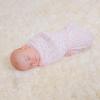 imageComfy Cubs Easy Swaddle Blanket 3 Pack  100 Cotton Newborn Wrap Small for 03 Months Infants with Adjustable Velcro Breathable and Durable Sleep Sack for Babies  Blush Mauve ampamp MulberryPink