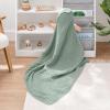 imageComfy Cubs Hooded Baby Towel 2Pack Large 32 x 32 Inch  6 Layer 100 Muslin Cotton for Babies Toddlers and Kids  Soft ampamp Absorbent Baby Bath Towels  Unisex Design for Bath Time  BlushFern