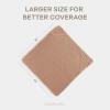 imageComfy Cubs Hooded Baby Towel 2Pack Large 32 x 32 Inch  6 Layer 100 Muslin Cotton for Babies Toddlers and Kids  Soft ampamp Absorbent Baby Bath Towels  Unisex Design for Bath Time  BlushCedar and Sand
