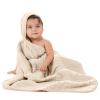 imageComfy Cubs Hooded Baby Towel 2Pack Large 32 x 32 Inch  6 Layer 100 Muslin Cotton for Babies Toddlers and Kids  Soft ampamp Absorbent Baby Bath Towels  Unisex Design for Bath Time  BlushSand