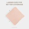 imageComfy Cubs Hooded Baby Towel 2Pack Large 32 x 32 Inch  6 Layer 100 Muslin Cotton for Babies Toddlers and Kids  Soft ampamp Absorbent Baby Bath Towels  Unisex Design for Bath Time  WhiteBlush