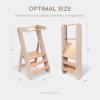 imageComfy Cubs Kids Step Stool for Ages 3 3 Height Adjustable Toddler Tower Montessori Furniture Designed in The US  Toddler Standing Tower for Kitchen Sink ampamp Bathroom Access  Pacific BlueBlush
