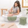 imageComfy Cubs Muslin Baby Washcloths 10 Pack  Soft 6Layer Cotton Wash Cloths for Sensitive Skin  10quotx10quot Large Gentle Absorbent Infant Essentials for Newborn and Toddlers  WhiteSage