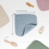 imageComfy Cubs Muslin Baby Washcloths 10 Pack  Soft 6Layer Cotton Wash Cloths for Sensitive Skin  10quotx10quot Large Gentle Absorbent Infant Essentials for Newborn and Toddlers  WhitePacific Blue