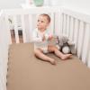 imageComfy Cubs Muslin Bassinet Sheet  100 Soft Cotton Fabric Breathable ampamp Gentle for Babys Sensitive Skin  Universal Fit with Secure Elastic Edging GiftReady Packaging  BlushCedar