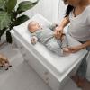 imageComfy Cubs Muslin Bassinet Sheet  100 Soft Cotton Fabric Breathable ampamp Gentle for Babys Sensitive Skin  Universal Fit with Secure Elastic Edging GiftReady Packaging  BlushWhite