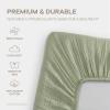 imageComfy Cubs Muslin Bassinet Sheet  100 Soft Cotton Fabric Breathable ampamp Gentle for Babys Sensitive Skin  Universal Fit with Secure Elastic Edging GiftReady Packaging  BlushSage