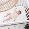 imageComfy Cubs Muslin Bassinet Sheet  100 Soft Cotton Fabric Breathable ampamp Gentle for Babys Sensitive Skin  Universal Fit with Secure Elastic Edging GiftReady Packaging  BlushWhite