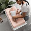 imageComfy Cubs Muslin Bassinet Sheet  100 Soft Cotton Fabric Breathable ampamp Gentle for Babys Sensitive Skin  Universal Fit with Secure Elastic Edging GiftReady Packaging  BlushBlush