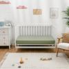 imageComfy Cubs Muslin Bassinet Sheet  100 Soft Cotton Fabric Breathable ampamp Gentle for Babys Sensitive Skin  Universal Fit with Secure Elastic Edging GiftReady Packaging  BlushSage