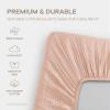 imageComfy Cubs Muslin Bassinet Sheet  100 Soft Cotton Fabric Breathable ampamp Gentle for Babys Sensitive Skin  Universal Fit with Secure Elastic Edging GiftReady Packaging  BlushBlush