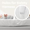 imageComfy Cubs Muslin Bassinet Sheet  100 Soft Cotton Fabric Breathable ampamp Gentle for Babys Sensitive Skin  Universal Fit with Secure Elastic Edging GiftReady Packaging  BlushWhite