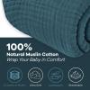 imageComfy Cubs Muslin Blanket for Adults Queen 90quot x 90quot  6 Layer Soft Breathable ampamp Lightweight Muslin Adult Blanket  Machine Washable ampamp Designed in The US Bedding for All Seasons  SandNeptune