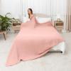 imageComfy Cubs Muslin Blanket for Adults Queen 90quot x 90quot  6 Layer Soft Breathable ampamp Lightweight Muslin Adult Blanket  Machine Washable ampamp Designed in The US Bedding for All Seasons  SandLace Pink