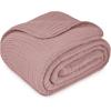 imageComfy Cubs Muslin Blanket for Adults Queen 90quot x 90quot  6 Layer Soft Breathable ampamp Lightweight Muslin Adult Blanket  Machine Washable ampamp Designed in The US Bedding for All Seasons  SandMauve