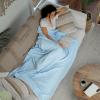 imageComfy Cubs Muslin Blanket for Adults Queen 90quot x 90quot  6 Layer Soft Breathable ampamp Lightweight Muslin Adult Blanket  Machine Washable ampamp Designed in The US Bedding for All Seasons  SandSky Blue