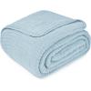 imageComfy Cubs Muslin Blanket for Adults Queen 90quot x 90quot  6 Layer Soft Breathable ampamp Lightweight Muslin Adult Blanket  Machine Washable ampamp Designed in The US Bedding for All Seasons  SandSky Blue