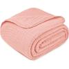 imageComfy Cubs Muslin Blanket for Adults Queen 90quot x 90quot  6 Layer Soft Breathable ampamp Lightweight Muslin Adult Blanket  Machine Washable ampamp Designed in The US Bedding for All Seasons  SandLace Pink