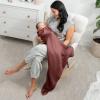 imageComfy Cubs Muslin Blanket for Adults Queen 90quot x 90quot  6 Layer Soft Breathable ampamp Lightweight Muslin Adult Blanket  Machine Washable ampamp Designed in The US Bedding for All Seasons  SandWine
