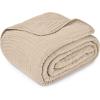 imageComfy Cubs Muslin Blanket for Adults Queen 90quot x 90quot  6 Layer Soft Breathable ampamp Lightweight Muslin Adult Blanket  Machine Washable ampamp Designed in The US Bedding for All Seasons  SandSand