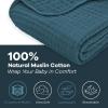 imageComfy Cubs Muslin Blanket for Adults Queen 90quot x 90quot  6 Layer Soft Breathable ampamp Lightweight Muslin Adult Blanket  Machine Washable ampamp Designed in The US Bedding for All Seasons  SandNeptune