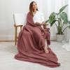 imageComfy Cubs Muslin Blanket for Adults Queen 90quot x 90quot  6 Layer Soft Breathable ampamp Lightweight Muslin Adult Blanket  Machine Washable ampamp Designed in The US Bedding for All Seasons  SandWine