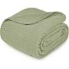 imageComfy Cubs Muslin Blanket for Adults Queen 90quot x 90quot  6 Layer Soft Breathable ampamp Lightweight Muslin Adult Blanket  Machine Washable ampamp Designed in The US Bedding for All Seasons  SandSage