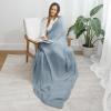 imageComfy Cubs Muslin Blanket for Adults Queen 90quot x 90quot  6 Layer Soft Breathable ampamp Lightweight Muslin Adult Blanket  Machine Washable ampamp Designed in The US Bedding for All Seasons  SandPacific Blue