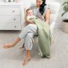 imageComfy Cubs Muslin Blanket for Adults Queen 90quot x 90quot  6 Layer Soft Breathable ampamp Lightweight Muslin Adult Blanket  Machine Washable ampamp Designed in The US Bedding for All Seasons  SandSage
