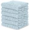 imageComfy Cubs Muslin Burp Cloths 20quot x 10quot Pack of 10  Large 6Layer Ultra Absorbent 100 Cotton for Baby Drool and Messes  Soft Safe ampamp Gentle Baby Burp Cloths for Boys ampamp Girls  BlushSky Blue