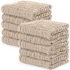 imageComfy Cubs Muslin Burp Cloths 20quot x 10quot Pack of 10  Large 6Layer Ultra Absorbent 100 Cotton for Baby Drool and Messes  Soft Safe ampamp Gentle Baby Burp Cloths for Boys ampamp Girls  BlushSand