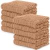 imageComfy Cubs Muslin Burp Cloths 20quot x 10quot Pack of 10  Large 6Layer Ultra Absorbent 100 Cotton for Baby Drool and Messes  Soft Safe ampamp Gentle Baby Burp Cloths for Boys ampamp Girls  BlushCaramel
