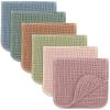 imageComfy Cubs Muslin Burp Cloths 20quot x 10quot Pack of 10  Large 6Layer Ultra Absorbent 100 Cotton for Baby Drool and Messes  Soft Safe ampamp Gentle Baby Burp Cloths for Boys ampamp Girls  BlushMulticolor