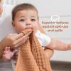imageComfy Cubs Muslin Burp Cloths 20quot x 10quot Pack of 10  Large 6Layer Ultra Absorbent 100 Cotton for Baby Drool and Messes  Soft Safe ampamp Gentle Baby Burp Cloths for Boys ampamp Girls  BlushCaramel
